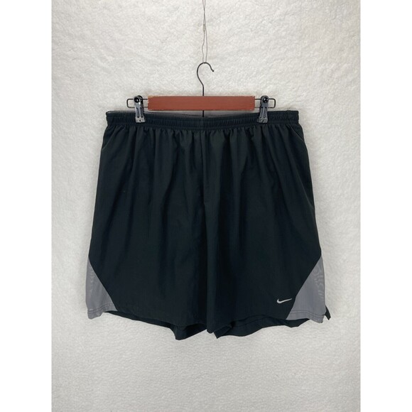 Nike Dri-FIT Training Shorts Men’s Size XXL Gray Black Patchwork Athletic Gym - Picture 1 of 8